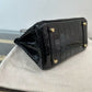 Pre-Owned  Hermès Birkin 25 (BK25) Handbag in Black Shiny Porosus Crocodile with Gold Hardware SZ304241108320