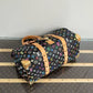 Pre-Owned Louis Vuitton x Takashi Murakami Black Monogram Multicolore Keepall 45 travel bag SZ3102606101919