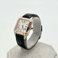 Pre-Owned Cartier Santos-Dumont watch in a sleek, two-tone stainless steel and 18K rose gold execution SZ5102607234789