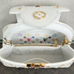 Pre-Owned limited-edition Louis Vuitton x Takashi Murakami Capucines East-West Mini (White Multicolore) SZ3032605295173