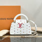 Pre-Owned limited-edition Louis Vuitton x Takashi Murakami Capucines East-West Mini (White Multicolore) SZ3032605295173