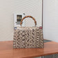 Pre-Owned Gucci Lilith Snakeskin Bamboo Top Handle Bag SZ3032607254971