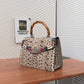 Pre-Owned Gucci Lilith Snakeskin Bamboo Top Handle Bag SZ3032607254971