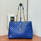 Pre-Owned Yves Saint Laurent Matelassé Chevron Monogram Shopper Tote SZ3102607122331