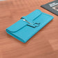 Pre-Owned HERMÈS Jige Elan 29 Clutch in Macaron Blue (officially known as Bleu Atoll) SZ3102607275310