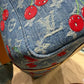 Pre-Owned Louis Vuitton x Takashi Murakami Cherry Keepall Bandoulière 45 (Style: M13875)