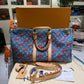 Pre-Owned Louis Vuitton x Takashi Murakami Cherry Keepall Bandoulière 45 (Style: M13875)