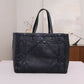 Pre-Owned Christian Dior Black Archicannage Essential Tote Bag (Large) SZ6072607173613