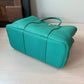 Pre-Owned Hermès Garden Party 30 Tote in Vert Véronèse (Verona Green) SZ6042607204102