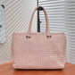 Pre-Owned Bottega Veneta Pink Intrecciato Tote Bag SZ3062607315910