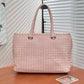 Pre-Owned Bottega Veneta Pink Intrecciato Tote Bag SZ3062607315910