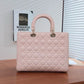 Pre-Owned DIOR Pink Lady Dior Bag (Large 7-Slot Size) premium quilted lambskin leather SZ3032607305743