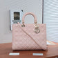 Pre-Owned DIOR Pink Lady Dior Bag (Large 7-Slot Size) premium quilted lambskin leather SZ3032607305743