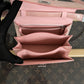 Pre-Owned Celine Classic Box Bag Pink Lizard Skin with Silver Hardware