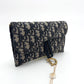 Pre-Owned Dior Saddle Chain Bag Oblique Canvas