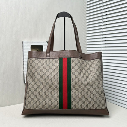 Pre-Owned Gucci Ophidia GG Tote Bag with Detachable Pouch