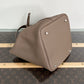 Pre-Owned HERMÈS Picotin Lock 22 Etoupe Clemence Leather | Palladium Hardware | W Stamp