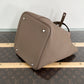 Pre-Owned HERMÈS Picotin Lock 22 Etoupe Clemence Leather | Palladium Hardware | W Stamp