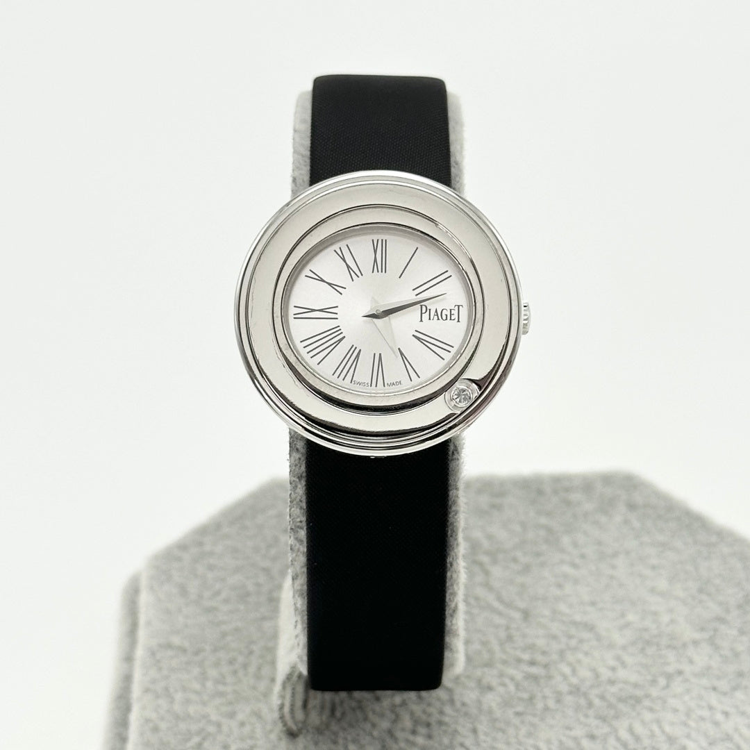 ✨Pre-Owned PIAGET Possession 29mm Ladies Quartz Watch 🖤 | Solid 18K White Gold & Diamond | Full Set | G0A35083 💫
