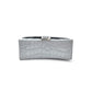 Pre-Owned Balenciaga Hourglass XS Bag Silver Hardware Crocodile Embossed