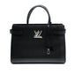 ✨Pre-Owned LOUIS VUITTON Twist Tote Epi Noir 🖤 | Silver Hardware | AR4147 💫
