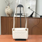Pre-Owned Saint Laurent Nolita Mini Bag White Lambskin with Gold Hardware