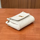 Pre-Owned Saint Laurent Nolita Mini Bag White Lambskin with Gold Hardware