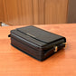 Pre-Owned Burberry Leather Shoulder Bag Black & Tan