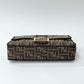 Pre-Owned Fendi Baguette Bag Zucca Pattern Gold Hardware