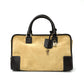 Pre-Owned LOEWE Amazona Suede Bag with Leather Trim