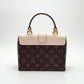 Pre-Owned Louis Vuitton Locky BB Bag Monogram with White Leather