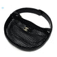 ✨Pre-Owned CHANEL 25S Mesh Hobo Bag Black 🖤 | Shiny Lambskin | Light Gold Hardware | RFID Chip | Complete Set 💫