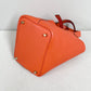✨Pre-Owned HERMÈS Picotin Lock 18 Feu Orange Taurillon Clemence 🍊 | Gold Hardware | Y Stamp | 99% New 💫