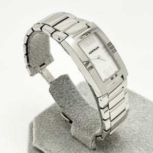 Pre-Owned Montblanc Profile U0104291 Steel Quartz S1499