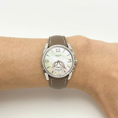 ✨Pre-Owned PARMIGIANI FLEURIER Tonda Metropolitaine 33.1mm White MOP & Diamonds 💎 | Ref. PFC273-0063301-HC6121 💫