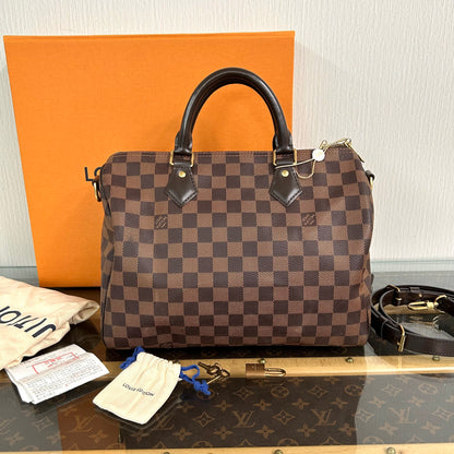 Pre-Owned Louis Vuitton Speedy 30 Damier Ebene Bag