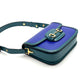 Pre-Owned Gucci Horsebit 1955 Shoulder Bag Blue & Green Leather