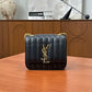 Pre-Owned Saint Laurent Vicky Bag Black with Gold Hardware