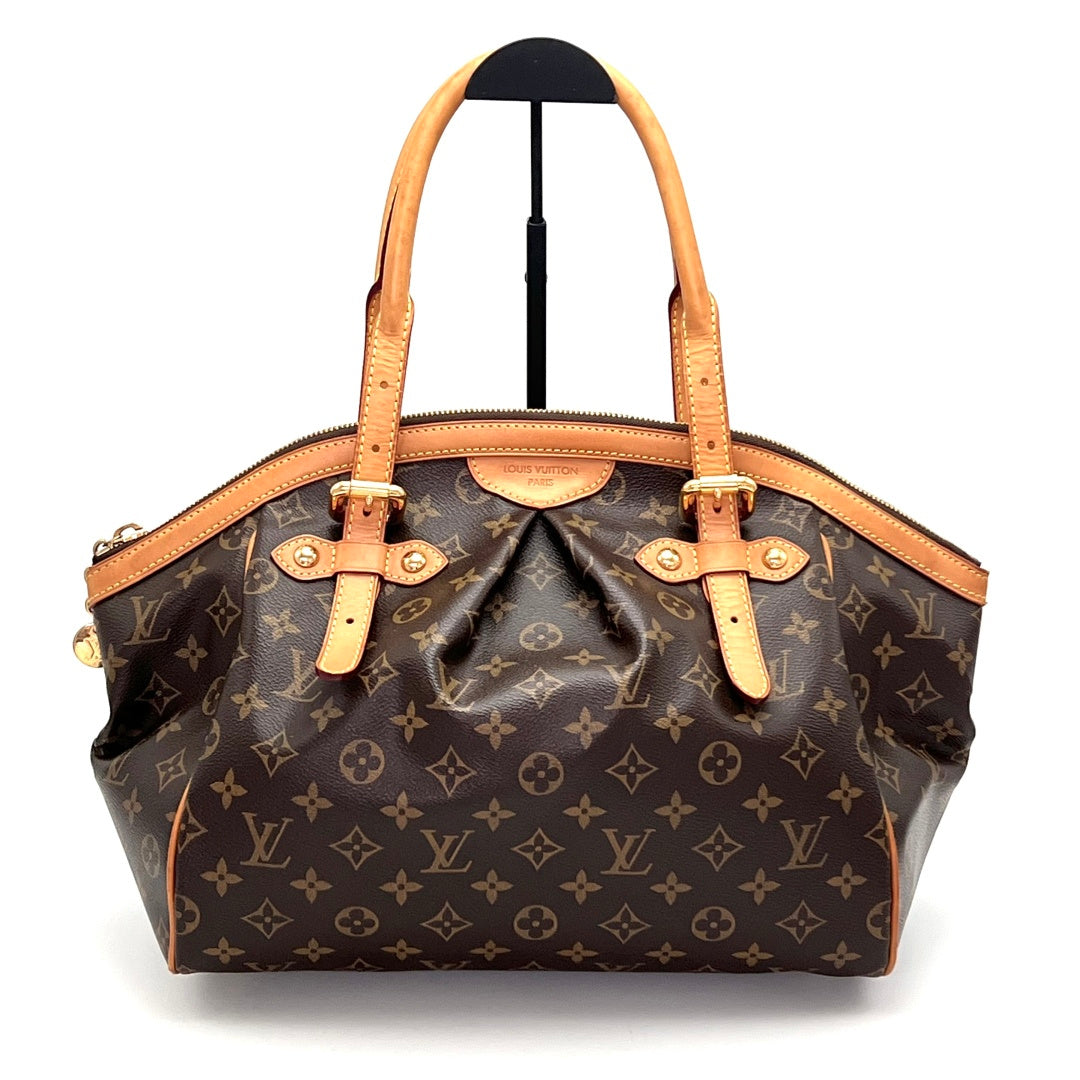 ✨Pre-Owned LOUIS VUITTON Tivoli GM Monogram Canvas 🧺 | Pleated Design | Gold Hardware | M40144 💫