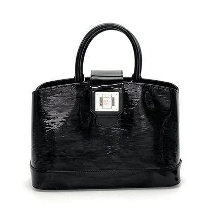 Pre-Owned Louis Vuitton Epi Leather Tote Black with Silver Hardware