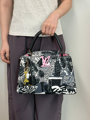 Pre-Owned Louis Vuitton Artycapucines Jonas Wood PM | Limited Edition #300 | Multicolor Leather