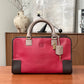 Pre-Owned LOEWE Amazona Bag Tri-Color Handbag