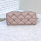 Pre-Owned Valentino Rockstud Chain Bag Nude Pink with Gold Hardware