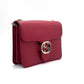 Pre-Owned Gucci GG Interlocking Chain Bag Red with Gold Hardware