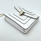 Pre-Owned BVLGARI Serpenti Forever Bag White with Gold Hardware