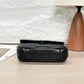 Pre-Owned Saint Laurent Loulou Mini Bag Black Lambskin with Gold Hardware
