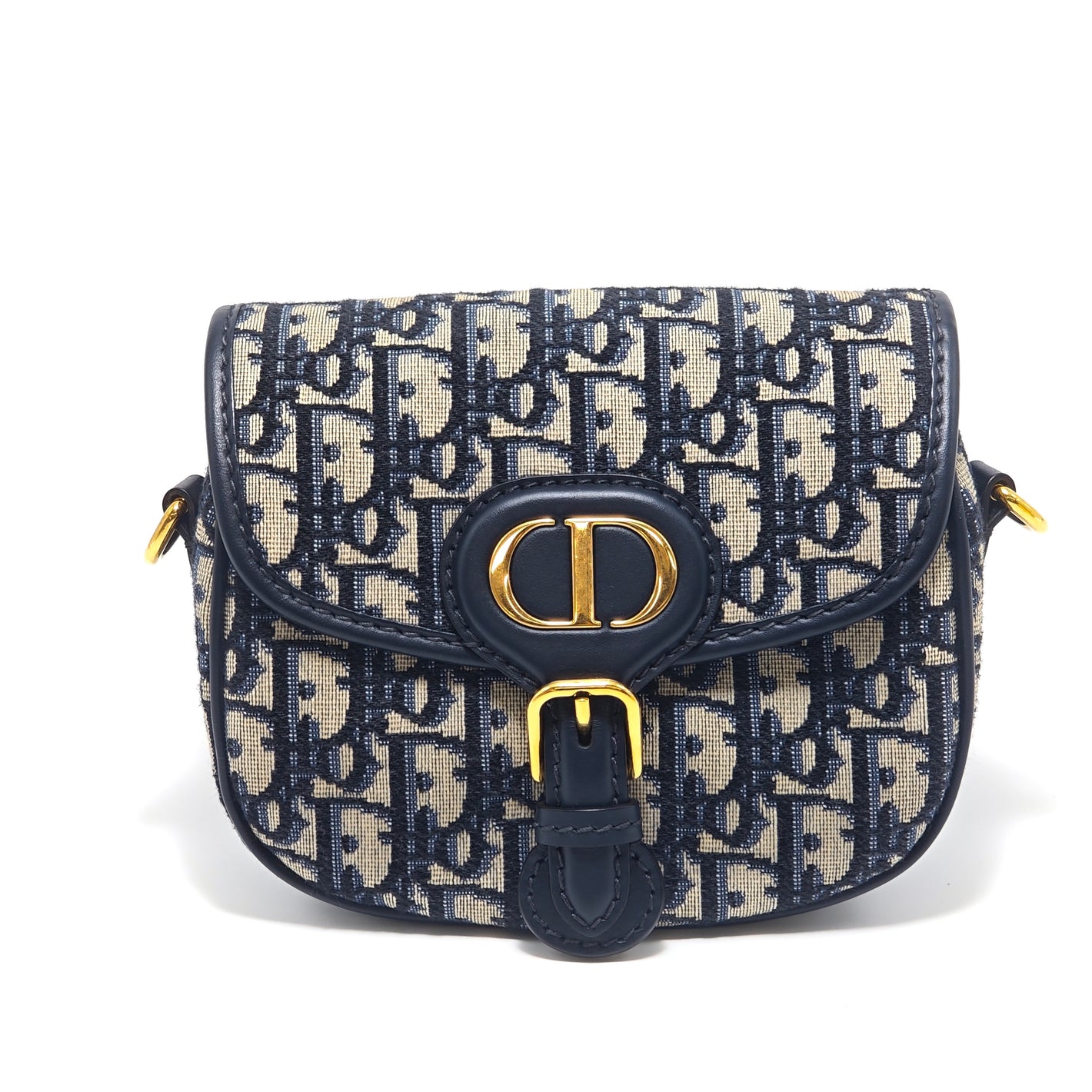Pre-Owned Christian Dior Bobby Bag Small Oblique Canvas