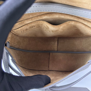 Pre-Owned LOEWE Gate Mini Bag Grey with Silver Hardware