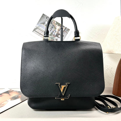 Pre-Owned Louis Vuitton Volta Bag Black with Gold Hardware