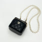 Pre-Owned Chanel Mini Vanity Case Bag Black with Gold Hardware